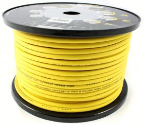  Кабель силовой Hollywood PRO PCY 8 8GA,желтый