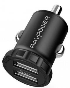  Зарядное устройство RavPower RP-PC031 Mini Dual USB Car Charger 24W 4.8A