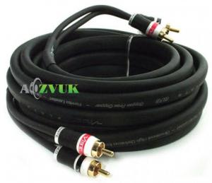  Кабель межблочный Vibe FLATSTEREO RCA 1M-V1