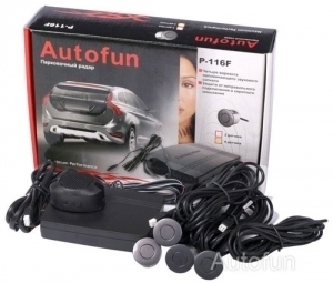 Парктроник Autofun P-116F Black
