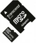 Карта памяти Transcend MicroSDHC 16GB Class 10 + adapter (TS16GUSDHC10)