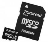 Карта памяти Transcend MicroSD 2GB+SD Adapter TS2GUSD