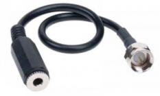 Антенный переходник ACV 15-7132020 TV F-plug->3,5mm RCA plug