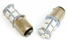 Baxster R5-BAY15d-1157-P21/5W (13 smd) красный 180 Lm (2шт)