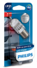 Philips P21 RED 12V, 1шт/блистер 12839REDB1