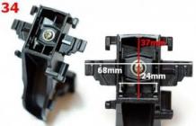 Крепление к зеркалу заднего вида Jimi JC600 BK-34