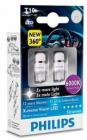 Philips T10 X-Treme Vision LED, 6000K, 127996000KX2