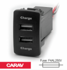Разъем USB в штатную заглушку Carav 17-205 Honda/Acura