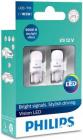 Philips T10 W5W 6000K 12V 127916000KX2 2 шт