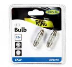 Ring C5W 11*38мм 4LED white LED239W (9622) б2