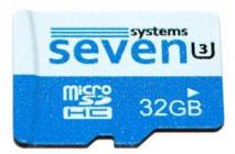 Карта памяти SEVEN Systems MicroSDHC UHS-I U3 32GB