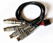 Кабель для подключения дополнительных RCA Mosconi Gladen EXT4RCA
