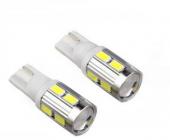 iDial 463 Т10 10 Led 5630 SMD with lens 6000K 12V