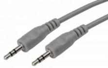 Кабель AUX AWM 110-05 Jack 3.5mm 0.5 м серый