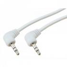 Кабель AUX AWM 110-13 Jack 3.5mm 1 м белый