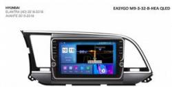 EasyGo M9-3-32-B-HEA QLED Hyundai Elantra (AD) 2016-2018, Avante 2015-2018