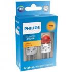 Philips LED Amber Ultinon Pro6000 12В P21/5W 11499AU60X2