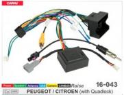 Перехідник для магнітол 9, 10.1 Citroen, Peugeot Carav 16-043