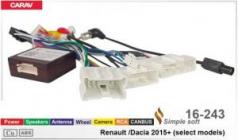 Перехідник для магнітол 9, 10.1 Carav 16-243 Renault, Dacia