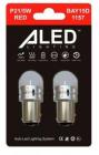 ALed 1157 (P21W/5W) Red