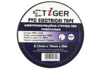 Изолента Tiger ПВХ универсальная черная