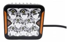StarLight SL-W0240S квадратная, дальний свет WHITE + DRL 40W 4800Lm 5700K 12/24V