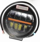 StarLight SL-D0440D круглая, дальний свет WHITE + DRL 36W 4000Lm 5700K 12/24V 13