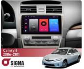 SIGMA F10216 ANDROID 10 2+32 Gb Toyota Camry 6 XV 40 50 2006-2011 A 10