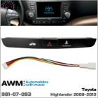 Кнопка аварийной световой сигнализации AWM 981-07-093 Toyota Highlander