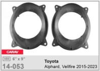 Подиумы для акустики Carav 14-053 для автомобилей Toyota Alphard