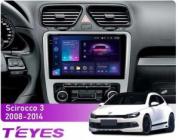 Teyes CC3 2k 6+128 Gb 360 Volkswagen Scirocco 3 Mk3 2008-2014 (F3) 9