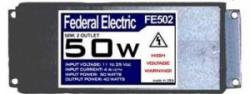 Federal Electric Red, Blue, Clear