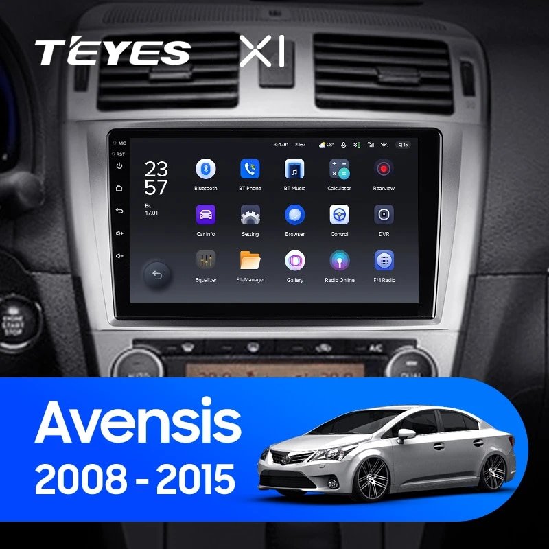 Штатная Магнитола Teyes X1 2+32Gb Wi-Fi Toyota Avensis 3 2008-2015 9