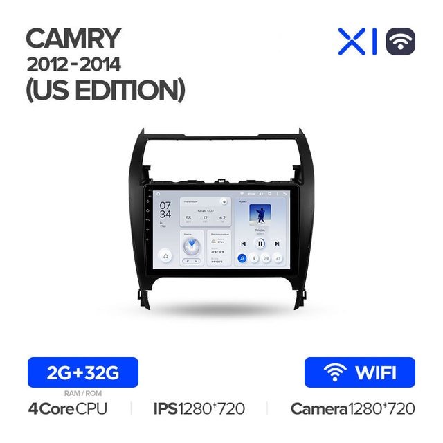 Штатная Магнитола Teyes X1 2+32Gb Wi-Fi Toyota Camry 7 XV 50 55 Middle East 2012-2014 10