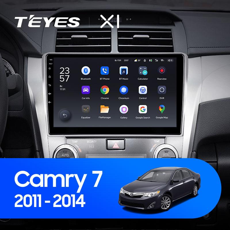 Штатная Магнитола Teyes X1 2+32Gb Wi-Fi Toyota Camry 7 XV 50 55 2011-2014 A 10