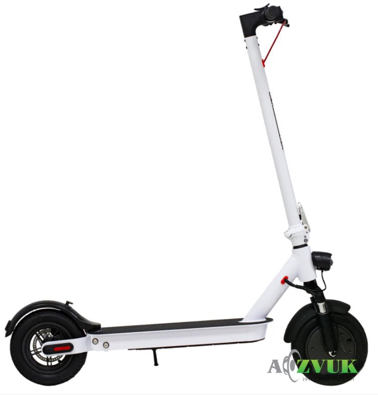  Электросамокат Crosser E9 MAX Air (600 Вт; 36 В; 15 А/ч), колёса 10 воздух с камерой и аморт. вилкой,(Белый)