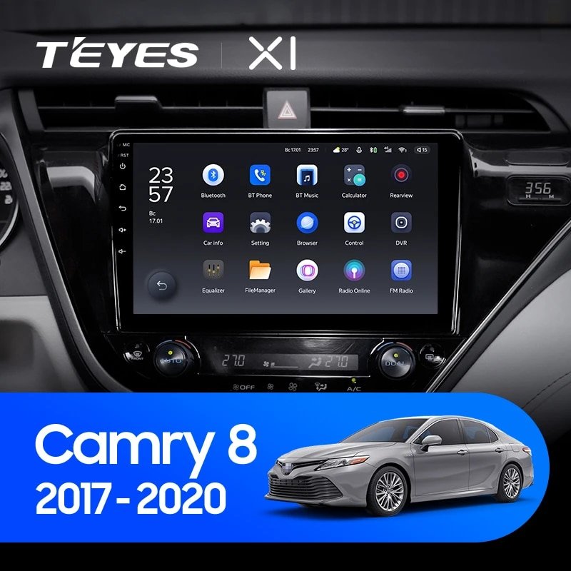 Штатная Магнитола Teyes X1 2+32Gb Wi-Fi Toyota Camry 8 XV 70 2017-2020 A 10
