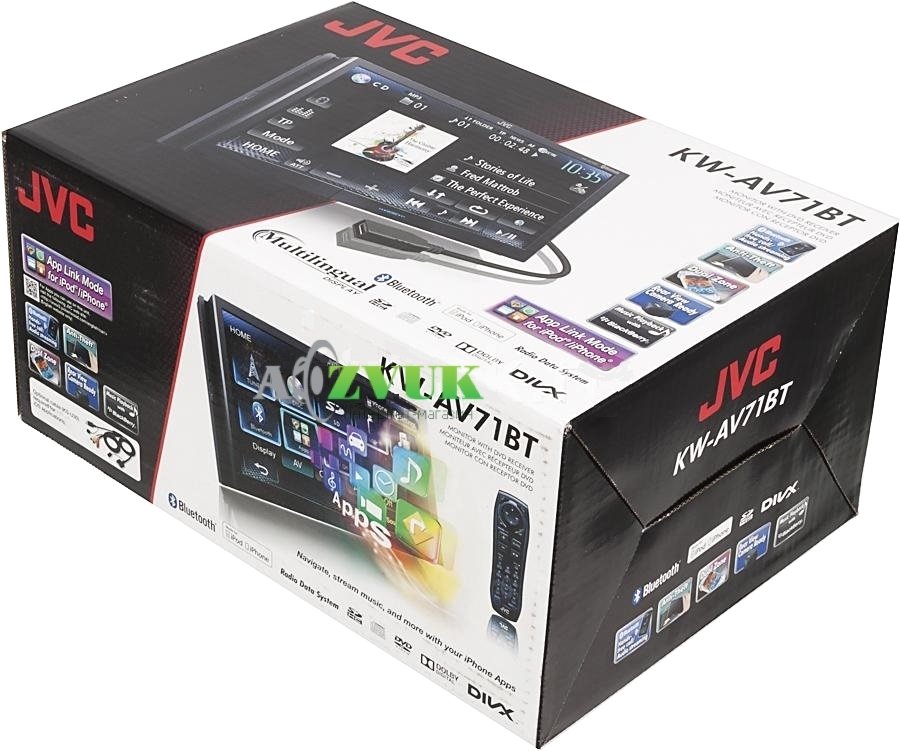 Мультимедиа ресивер JVC KW-AV71BTEE