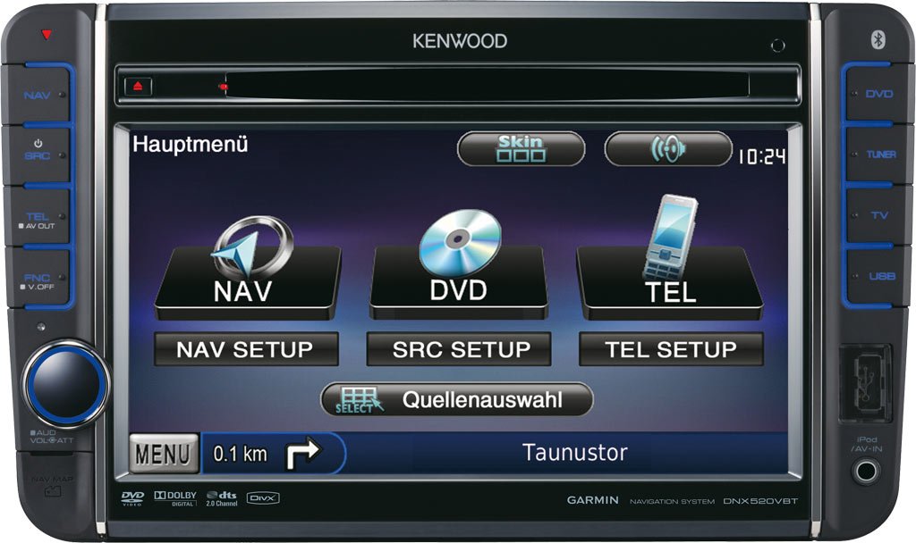 Штатна Магнітола Kenwood DNX-520 VBT