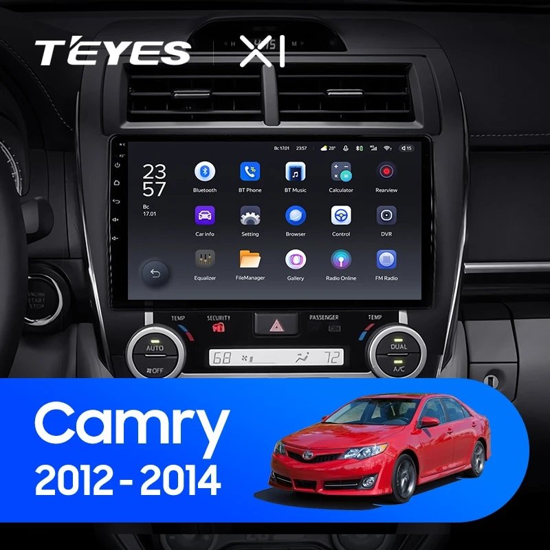 Штатная Магнитола Teyes X1 2+32Gb Wi-Fi Toyota Camry 7 XV 50 55 US EDITION 2012-2014 10