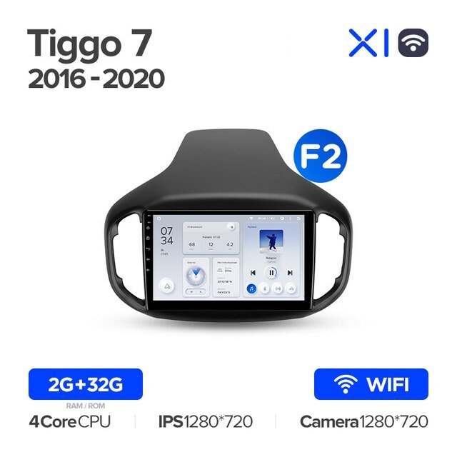 Штатная Магнитола Teyes X1 2+32Gb Wi-Fi Chery Tiggo 7 1 2016-2020 10