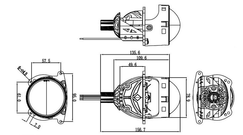 Линзы InfoLight A5 BI-LED