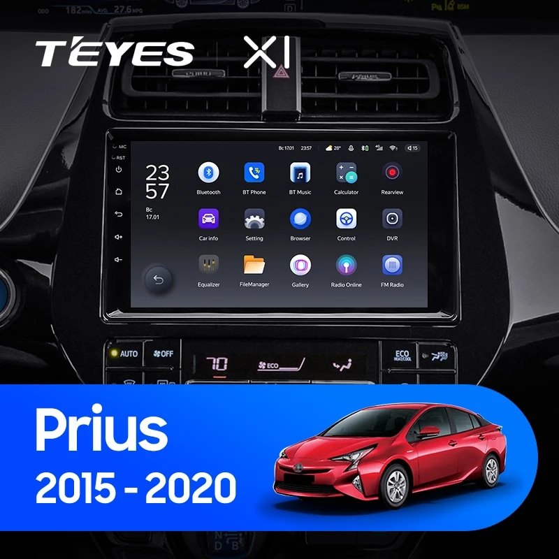 Штатная Магнитола Teyes X1 2+32Gb Wi-Fi Toyota Prius XW50 2015-2020 9