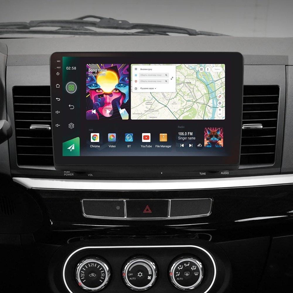 Штатная Магнитола SIGMA PRO 10464 ANDROID 12 4+64 Gb 4G DSP Mitsubishi Lancer 10 CY 2007-2012 A 10