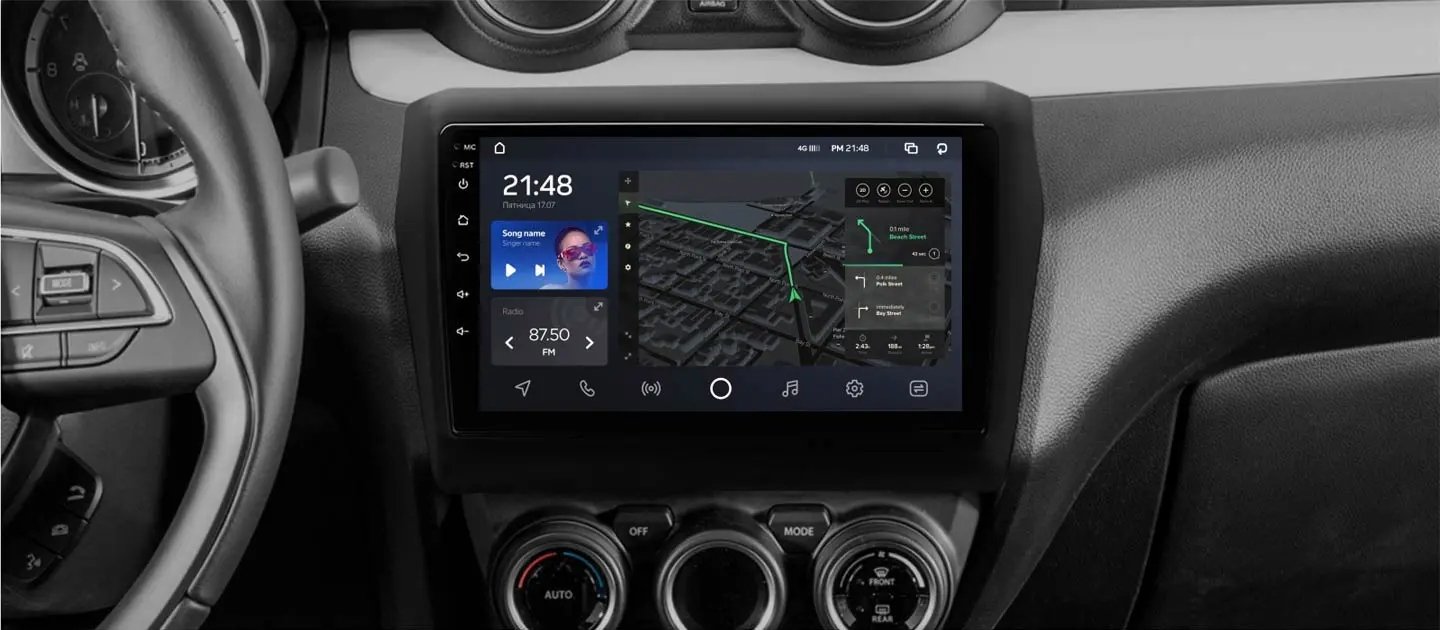 Штатная Магнитола AMS T910 3+32Gb Suzuki Swift 5 2016-2020 9