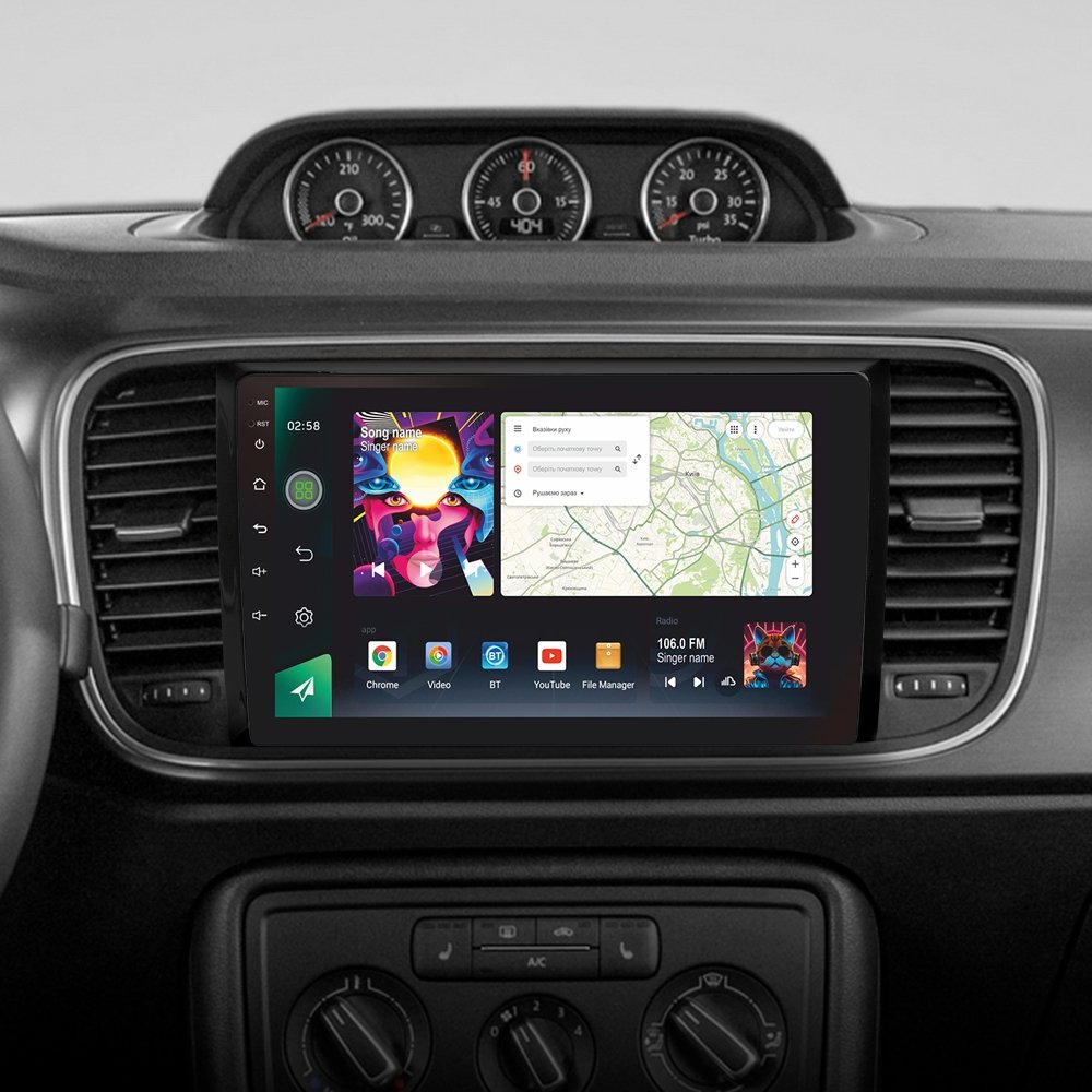 Штатная Магнитола SIGMA PRO 9464 ANDROID 12 4+64 Gb 4G DSP Volkswagen Beetle A5 2011-2019 9