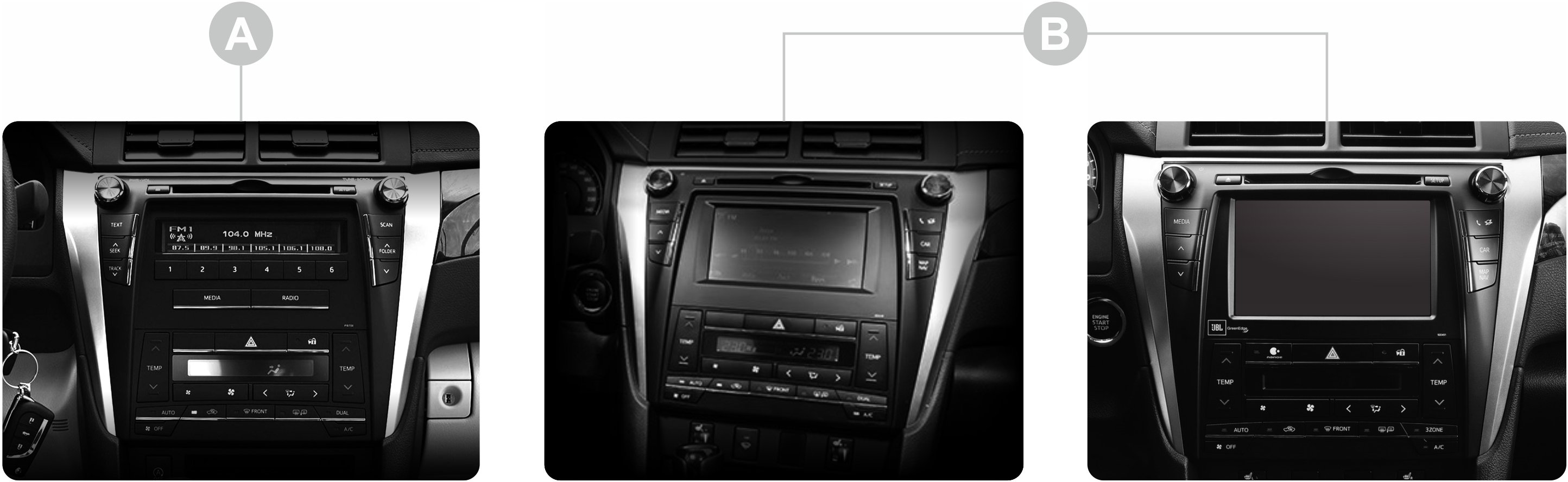 Штатна Магнітола SIGMA PRO 10464 ANDROID 12 4+64 Gb 4G DSP Toyota Camry 7 XV 50 55 2014-2017 B 10