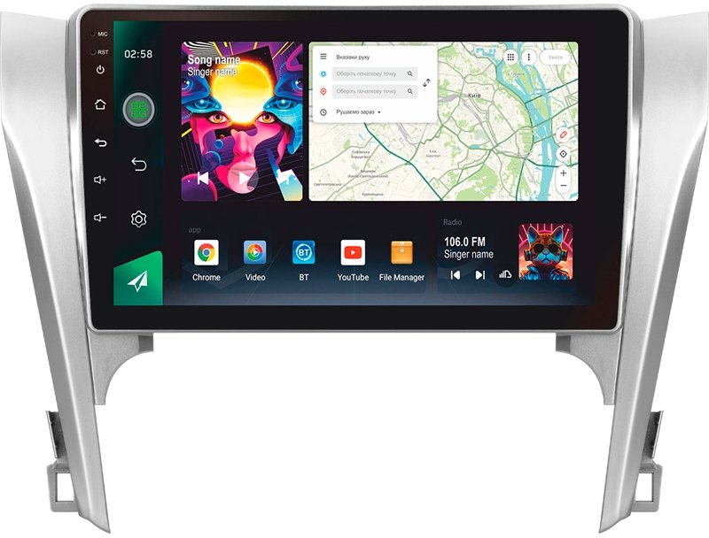Штатна Магнітола SIGMA PRO 10464 ANDROID 12 4+64 Gb 4G DSP Toyota Camry 7 XV 50 55 2011-2014 A 10