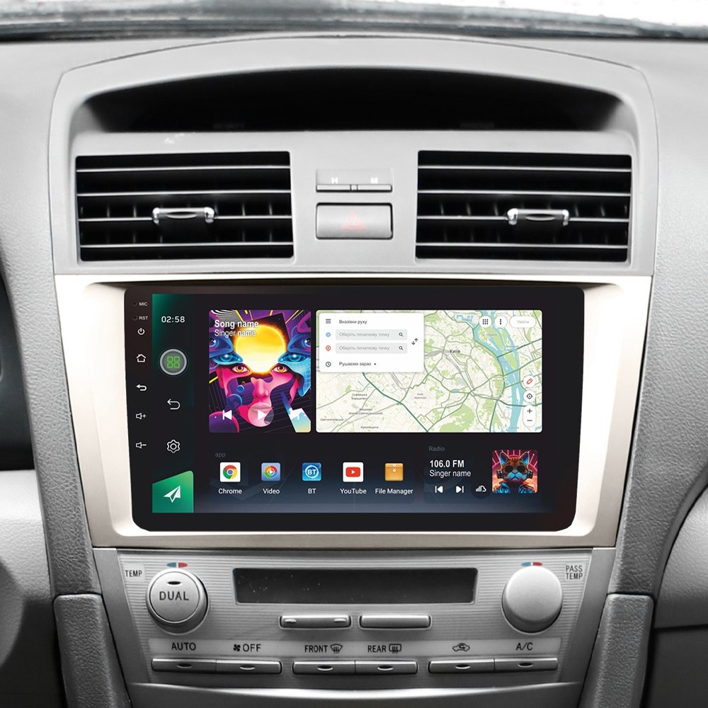 Штатна Магнітола SIGMA PRO 10464 ANDROID 12 4+64 Gb 4G DSP Toyota Camry 6 XV 40 50 2006-2011 B 10