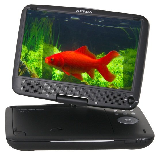 Портативный DVD плеер Supra SDTV-922UT Черный
